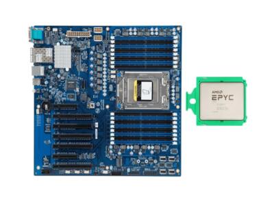 GIGABYTE MZ31-AR0 Motherboard E-ATX SP3 + AMD EPYC 7302 CPU 16 CORES