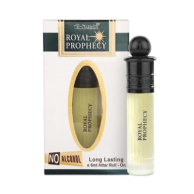 Al-Nuaim Silver Series Royal Prophecy  (6ml) Attar Roll On Buy 2 Get 1 Free