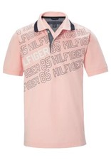 Tommy Hilfiger Big Boys Logo-Print Polo Size: M 12/14
