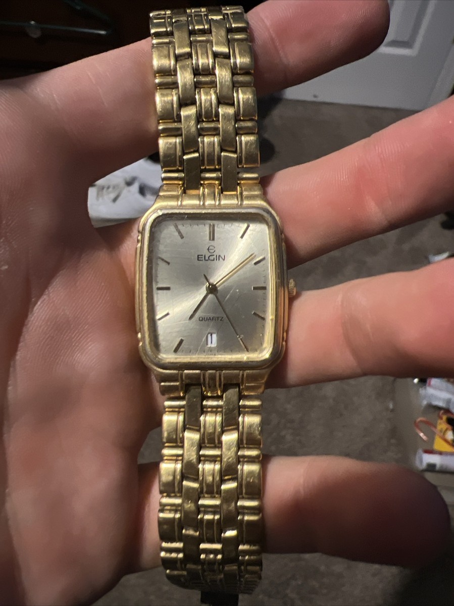 elgin square wrist watch | eBay