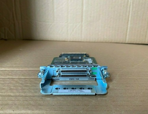 Serveur d'accès terminal 16 ports Cisco HWIC-16A module Cisco HWIC-16A (TVA incluse) - Photo 2/13