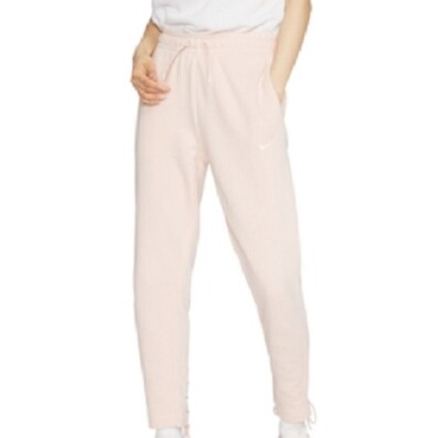 Nike Women's Sportswear Essential Fleece Lace-up Pants-Echo Pink Size Large