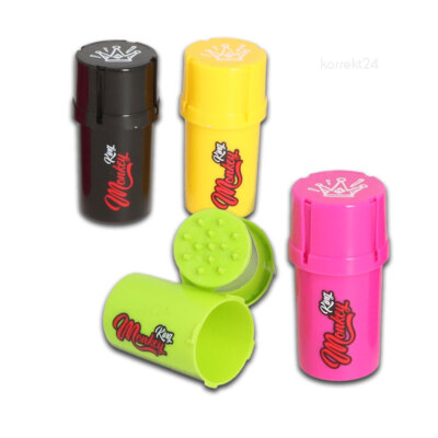 Grinder Crusher mit Storage Behälter | Monkey King | Kräutermühle | 3-teilig