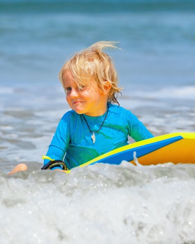 Boys Rash Guard Swim Shirt Baby/Toddler Long Sleeve UPF 50+ Sun Protection SP... - Picture 6 of 7