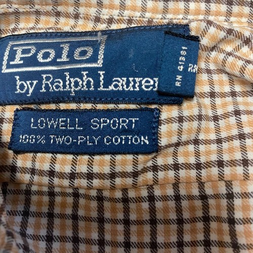Camisa Polo de Ralph Lauren para Hombres M Mediana LS Dos Capas Lowell Deportiva Marrón A Cuadros - Imagen 2 de 24