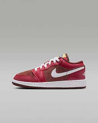 ◆Nike◆ Air Jordan 1 Low SE Junior Shoes HF3202-200 HF3202-200 Nike GS Air Jordan 1 Dark Pony Varsity Red
