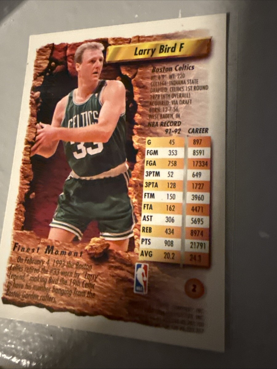 1993-94 Topps Finest Larry Bird | eBay