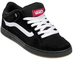 vans baxter black white gum