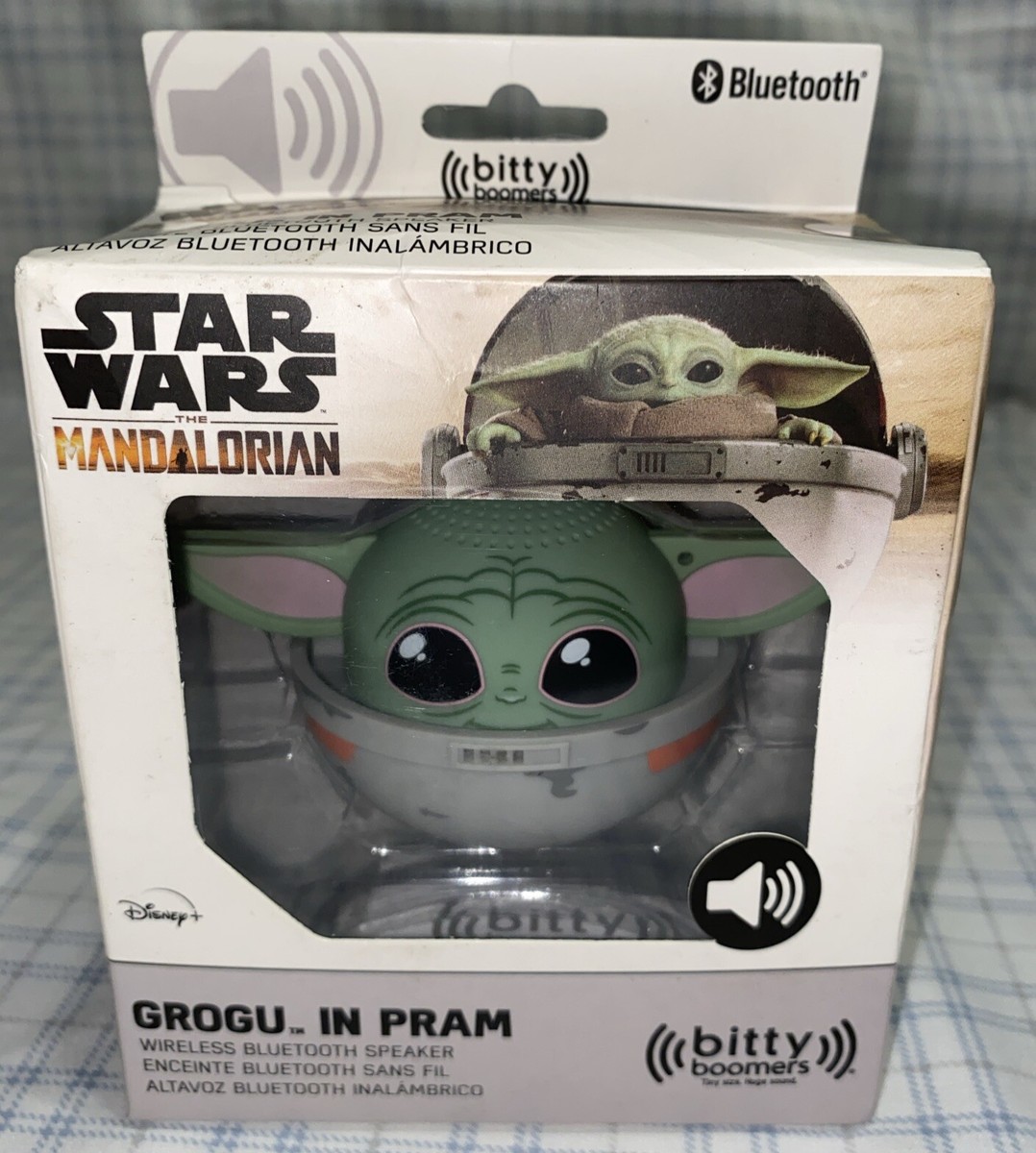 Bitty Boomers Star Wars The Mandalorian Grogu in Pram Bluetooth