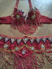 professionelles türkisches Bauchtanz Kostüm, orientalischer Tanz, Auftritt