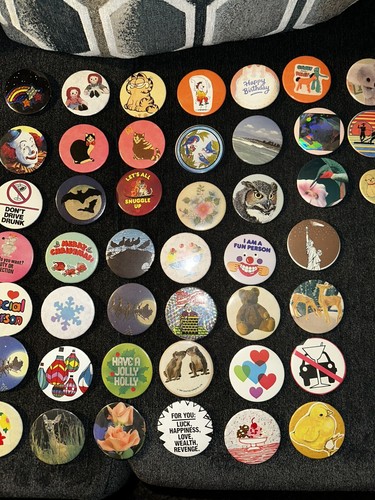 pinback buttons vintage lot 87 Total Buttons - Bild 6 von 24