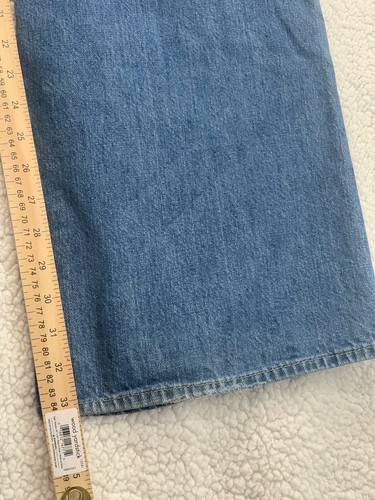 True Religion Jeans Wide Leg Lt Blue Womens Sz 38X34 RN#112790 CA#30427 Cotton - Picture 18 of 21