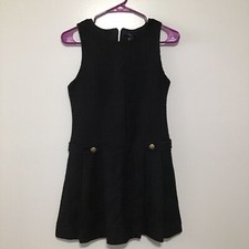 Forever 21 F21 I Love H81 Black Knit Sweater Sleeveless Dress - Small