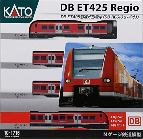KATO N Gauge Deutsche Bahn ET425 Regio 4-Car Set 10-1716 Red