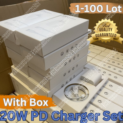 20W USB C Fast Wall Charger PD Power Adapter For iPhone 14/13/12/11/XS iPads LOT