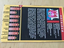 Transformers G1 HOTRIDER G2 biocard tech european