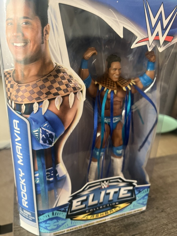 WWE Mattel 2014 Elite Collection (THE ROCK)Rocky Maivia Action Figure New Sealed