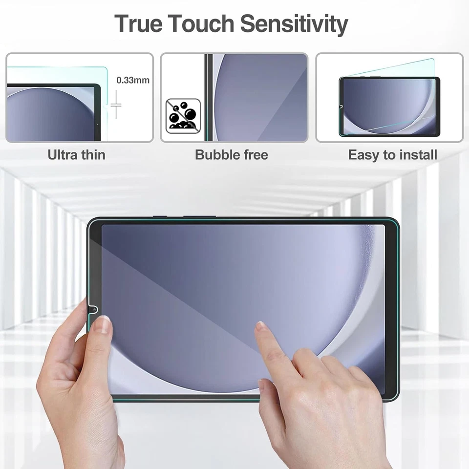 2x 9H Panzerfolie Glas für Samsung Galaxy Tab A11 8.7 2025 / Tab A9 8.7 2023 - Bild 4 von 4