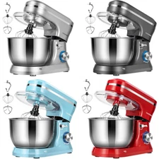 Kitchen Food Stand Mixer 4.75QT 8-Speed Dough Mixer Blender Stainless Steel Bowl