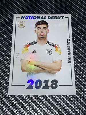 Kai Havertz 1/1 National Debut 2018 DFB Panini Team Set SSP One of One Germany