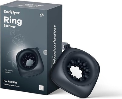 Ring Stroker | 12 Vibrationsprogramme | Wasserdicht (IPX7) | Hautfreundliches