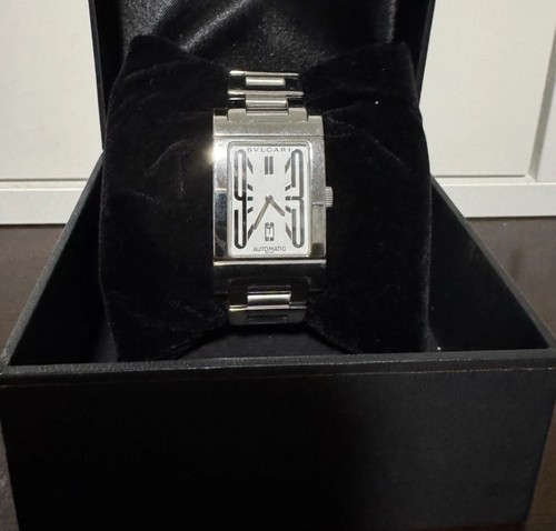 Bulgari Rettangolo Stainless Steel Watch RT45S - Picture 18 of 21