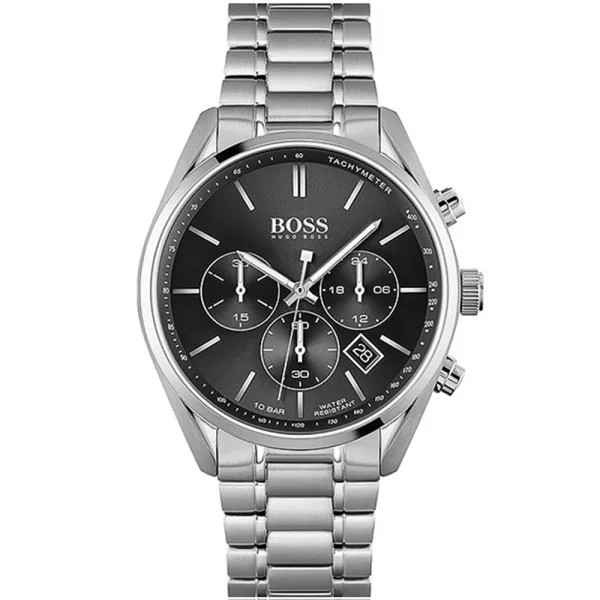 Hugo Boss Uomo Argento Orologio Da 1513871 Champion Cronografo - Immagine 4