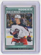 -2021-22 O-Pee-Chee Marquee Rookies Cole Sillinger Rookie Columbus Blue Jackets