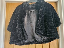M&CO BLACK FAUX FUR
