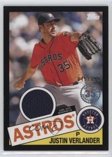 2020 Topps 1985 Baseball Relics Series 2 Black 45/199 Justin Verlander 1b14