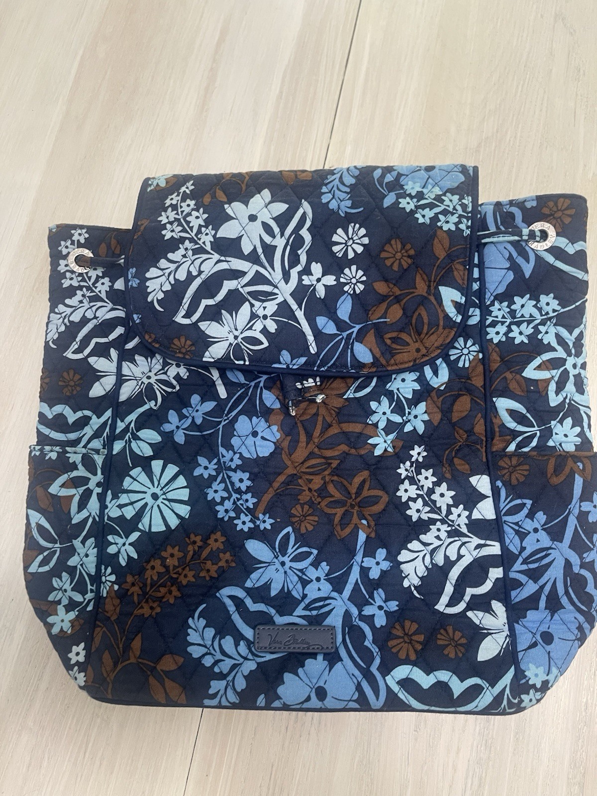 Vera Bradley Backpack Java Floral Drawstring Back… - image 6