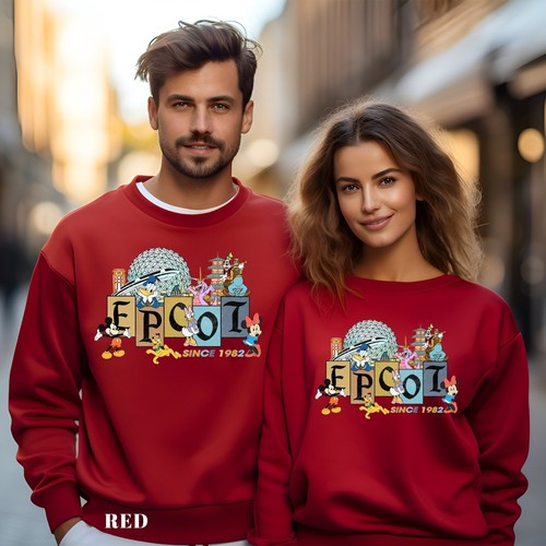 Sudadera Disney Friends Epcot, sudadera de vacaciones Disney, viaje Disney, 200989 - Imagen 5 de 14