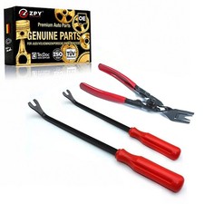 3pcs Auto Trim Clip Remover Tool Removal Pliers Fastener Door Panel Retainer Set