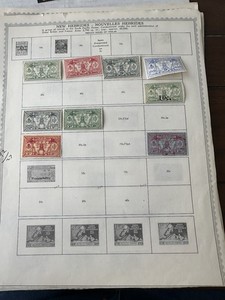 New Hebrides Small Group of  54 Mint Stamps French And British Occupation