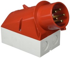 Mennekes 354 Wandgerätestecker 32A 5P 5-polig 6h 400V IP44 Wandstecker (AM 354)