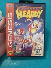 Dynamite Headdy Sega Genesis Game, Box, No Manual