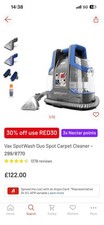 Vax SpotWash Carpet Cleaner for Pets CDSW-MPXARB