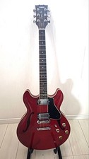 Semi-Acoustic Electric Guitar Yamaha SA1000 Super Axe Red
