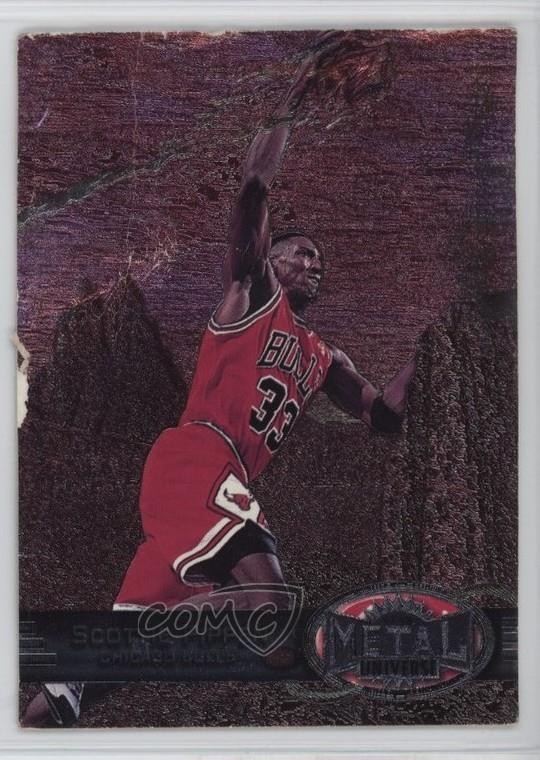 1997-98 Metal Universe Scottie Pippen #83 HOF 0b3