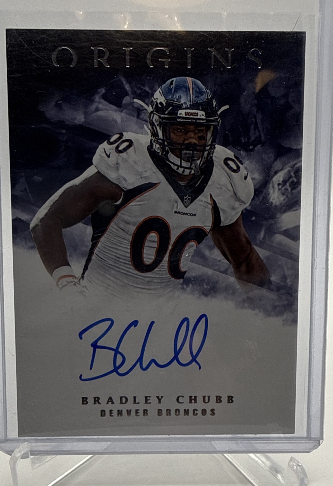 2018 Panini Origins - Rookie Autographs Bradley Chubb #RA-BC (AU, RC)