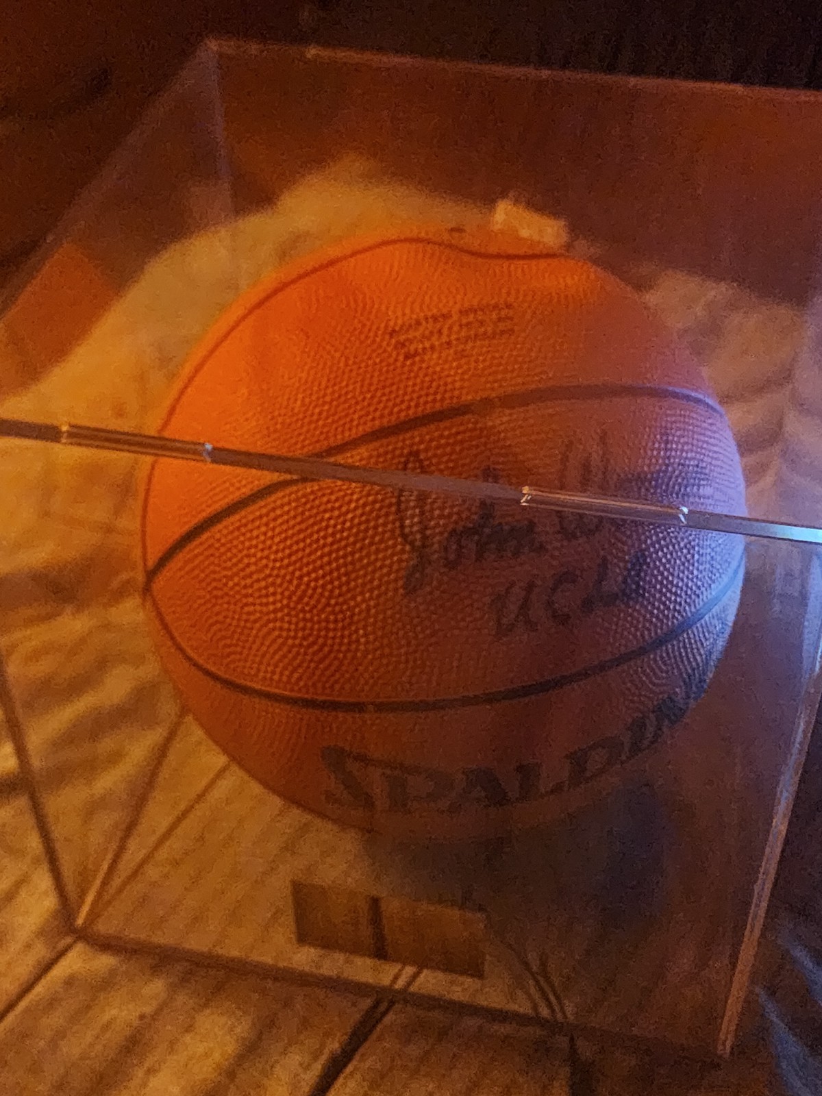 John Wooden Autographed Signed UCLA Bruins Basketball 