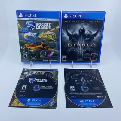 Rocket League Collector s Edition & Diablo III Ultimate Evil PS4 CIB Tested