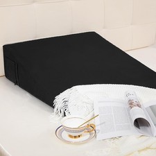 Wedge Pillow Case Cover,Bed Wedge Pillow Cover with 26 x 25 x 7.5 Black
