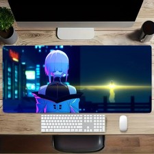 40 90cm1pc Edgerunners Shadow Anime Gaming Mouse Pad - Non-Slip Rubber Base, Was