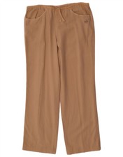 MURPHY & NYE Womens Straight Casual Trousers Large W34 L29 Beige Cotton AM06