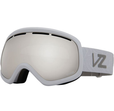 SKIBRILLE VONZIPPER SKYLAB WHITE WILDLIFE ROSE SILVER CHROME + GREY LOW LIGHT 