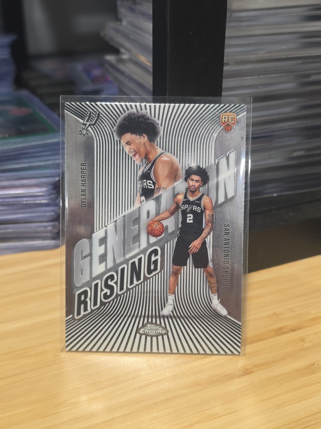 2025-26 Topps Chrome Dylan Harper Generation Rising RC Rookie #GR-2 Spurs