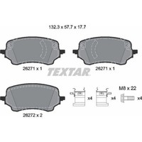 Textar 2627101 Bremsbelagsatz FüR Ford Puma J2K CF7