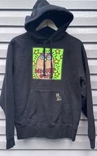 Octobers Very Own OVO Haring Owl Drake Black Hoodie Sweatshirt Small