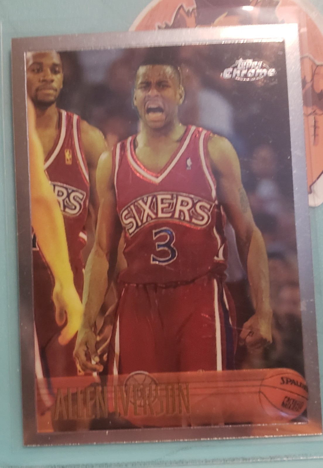 その他 NBA topps 96 97  #171 allen iverson+1sc DM_11_14_22_1514__08177.